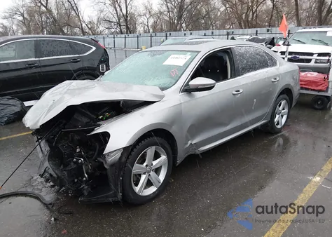 2012 Volkswagen Passat 2.0L Tdi Se z USA, uszkodzony, nr VIN 1VWBN7A39CC097422